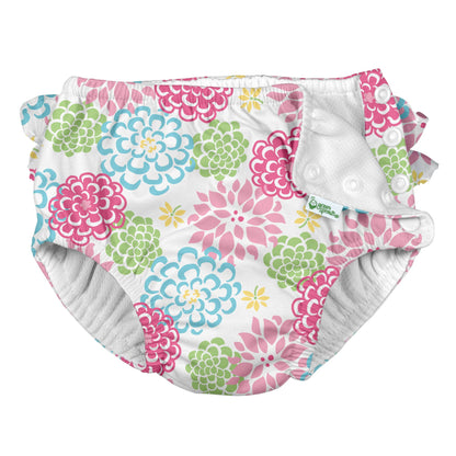 Ruffle Snap Reusable Swimsuit Diaper