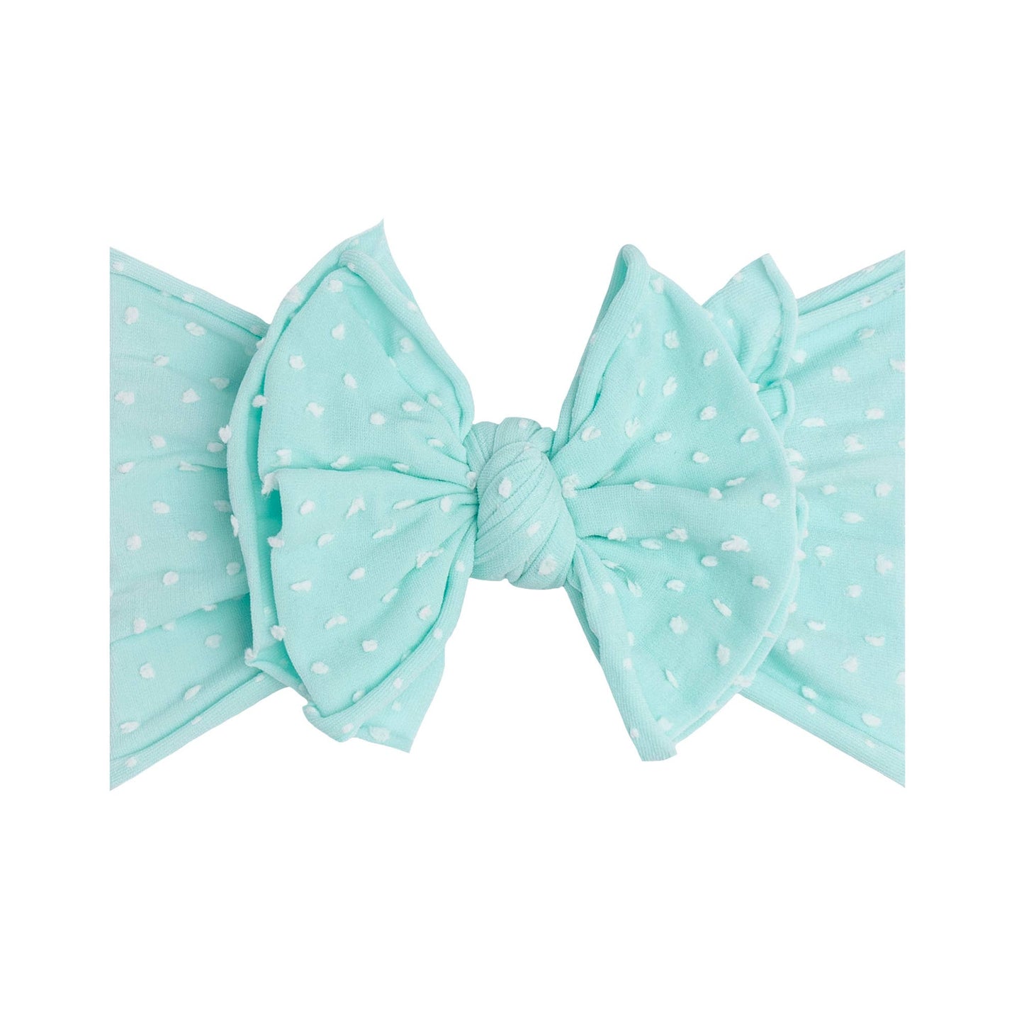 Baby Bling® Shabby Dot FAB-BOW-LOUS® soft nylon bow headband