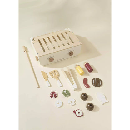 Wooden Barbecue Playset and Accessories