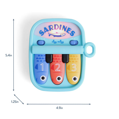 *NEW* Bitzy Tunes™ Sardines - Light-up Interactive Piano Toy