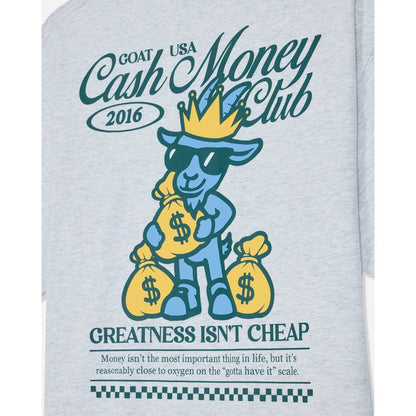 Cash Money Club Pale Heather Grey