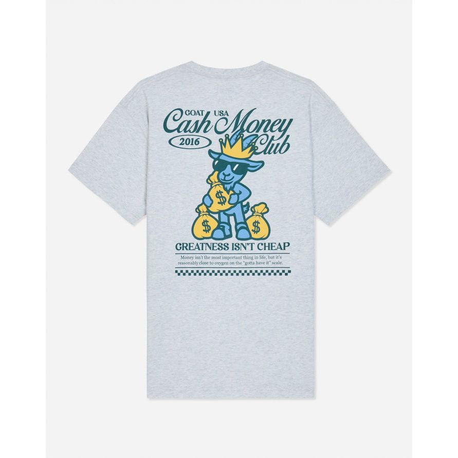 Cash Money Club Pale Heather Grey