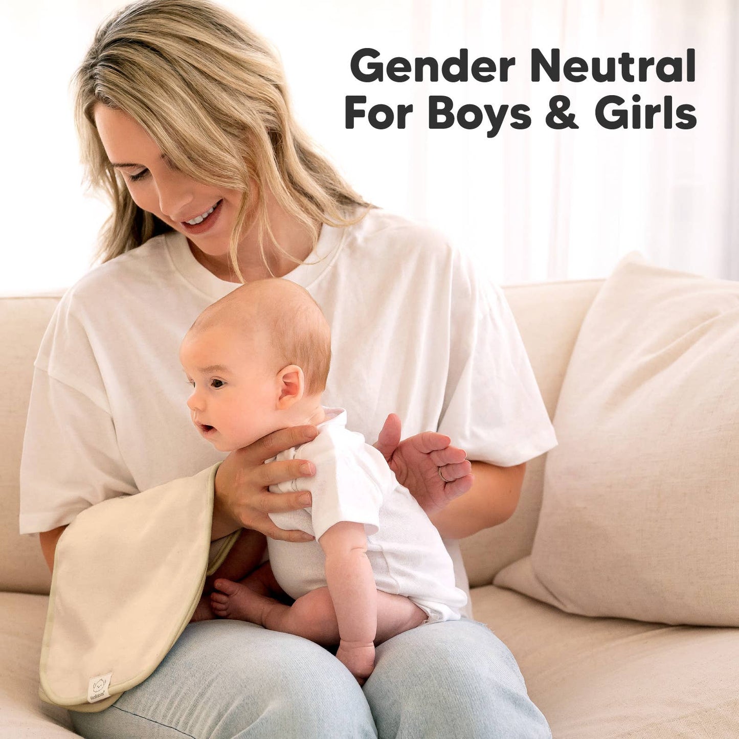 KeaBabies 5-Pack Urban Burp Cloths