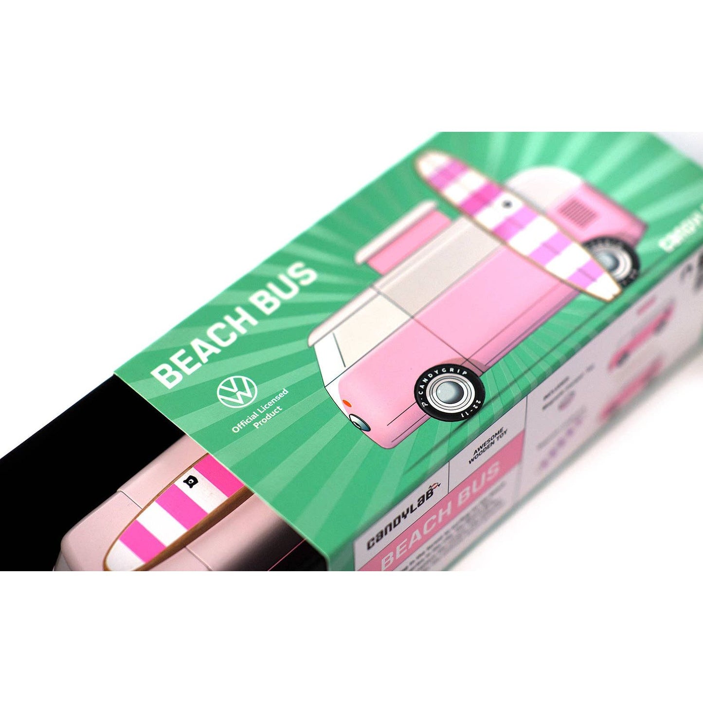 VW Beach Bus Pink