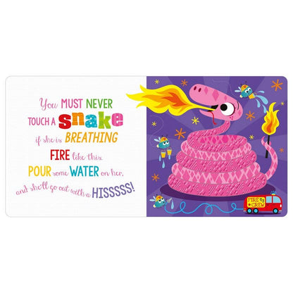 Board Book Never Touch a Snake!