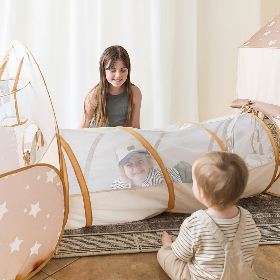 Tiny Land® Discovery 5-in-1 Play Tunnel With no Balls