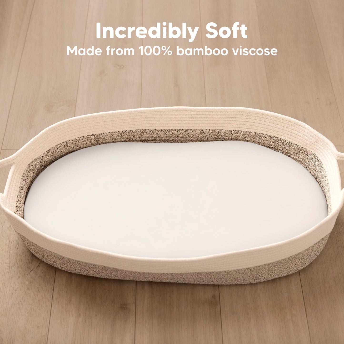 Isla Bassinet Mattress Sheets Fitted for Baby Girls, Boys