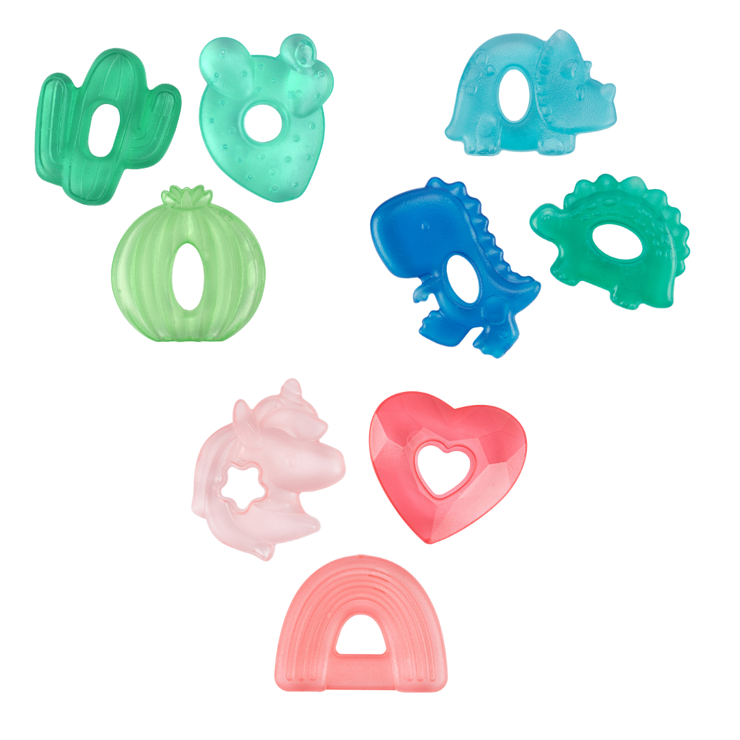 Cutie Coolers™ Water Filled Teethers (3-pack) Dino