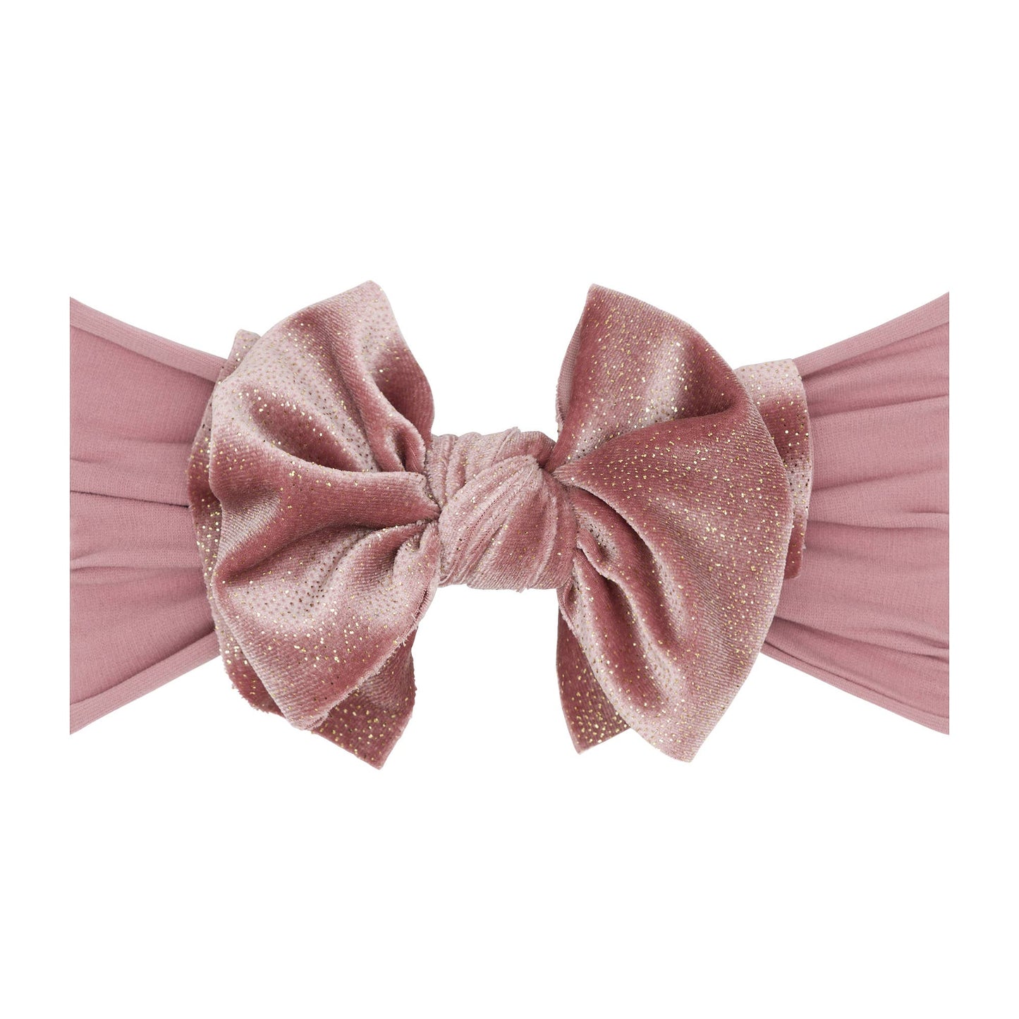 Baby Bling® Velvet FAB® soft nylon headband with velvet bow