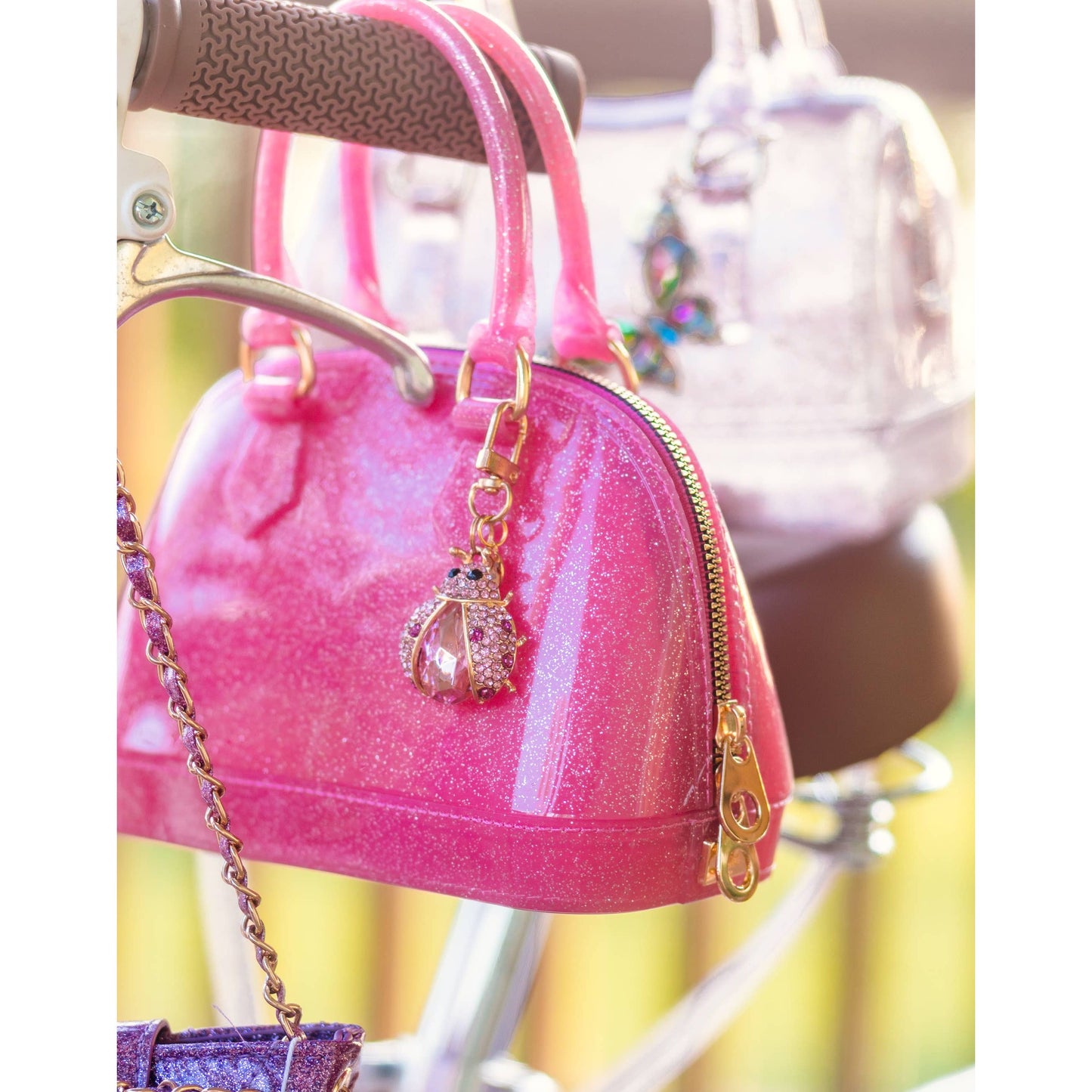 Cate in Hot Pink Sparkle: Charming Addition