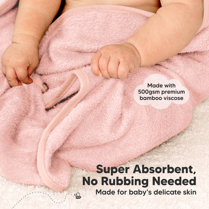 KeaBabies 2-pack Snuggle Baby Hooded Towels