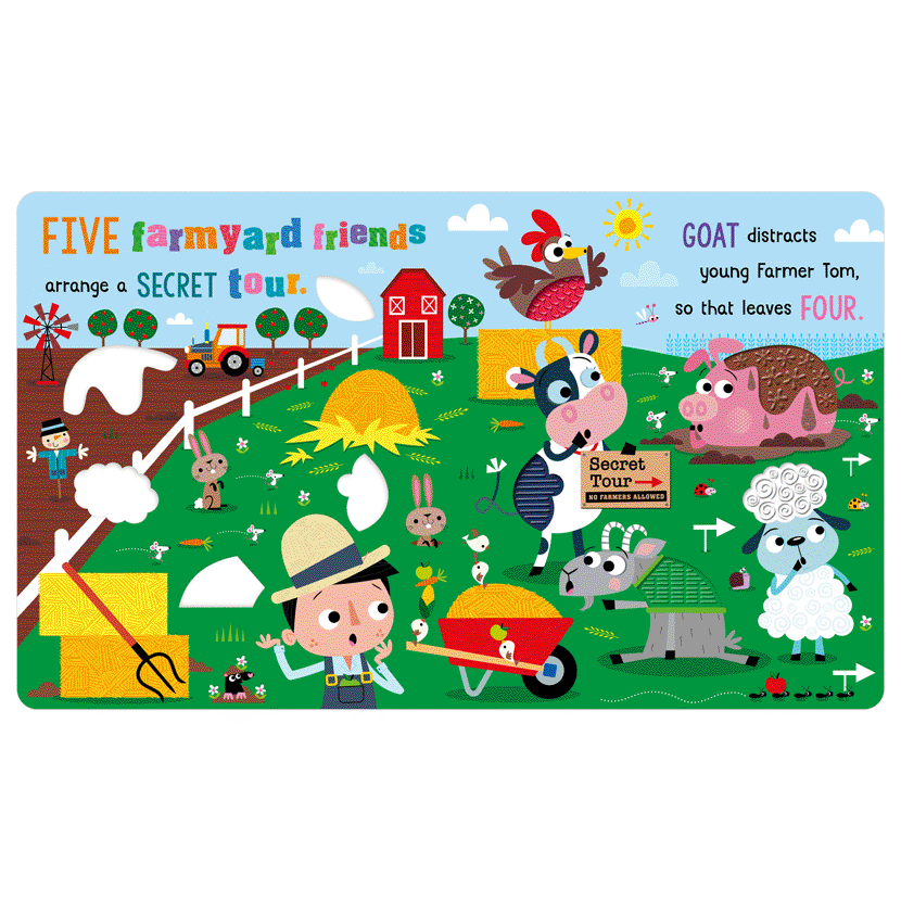 Board Book Never Touch the Farmyard Friends