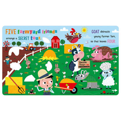 Board Book Never Touch the Farmyard Friends