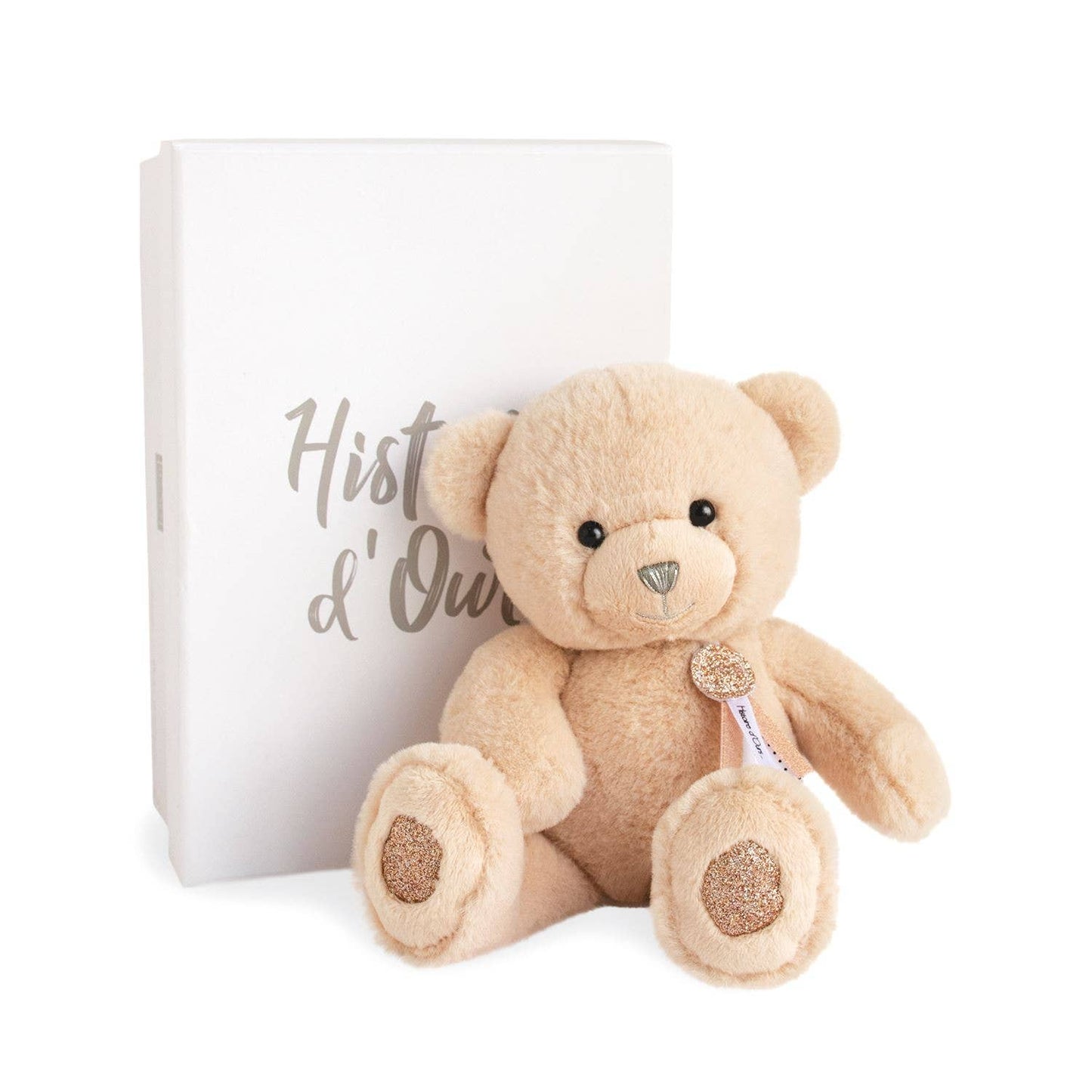 Charming Teddy Bear with Glitter Accents