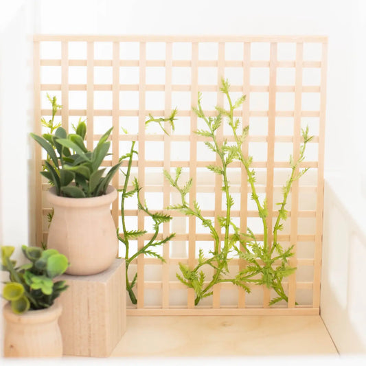 patio trellis wall