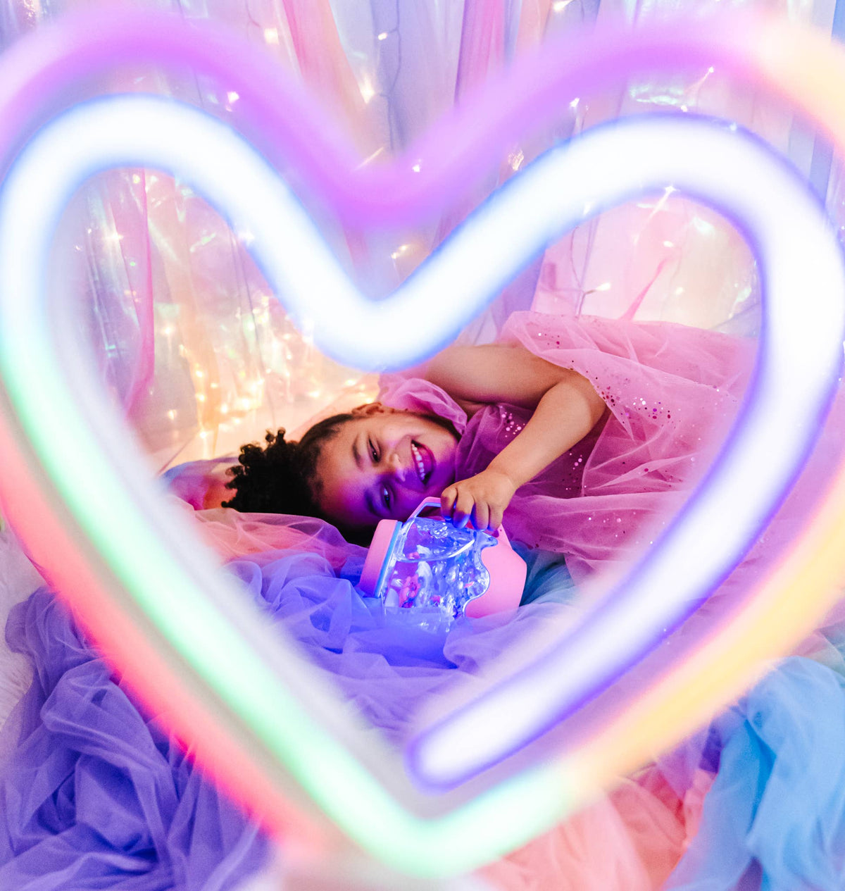 Bubblegum Pink Sensory Play Jar 