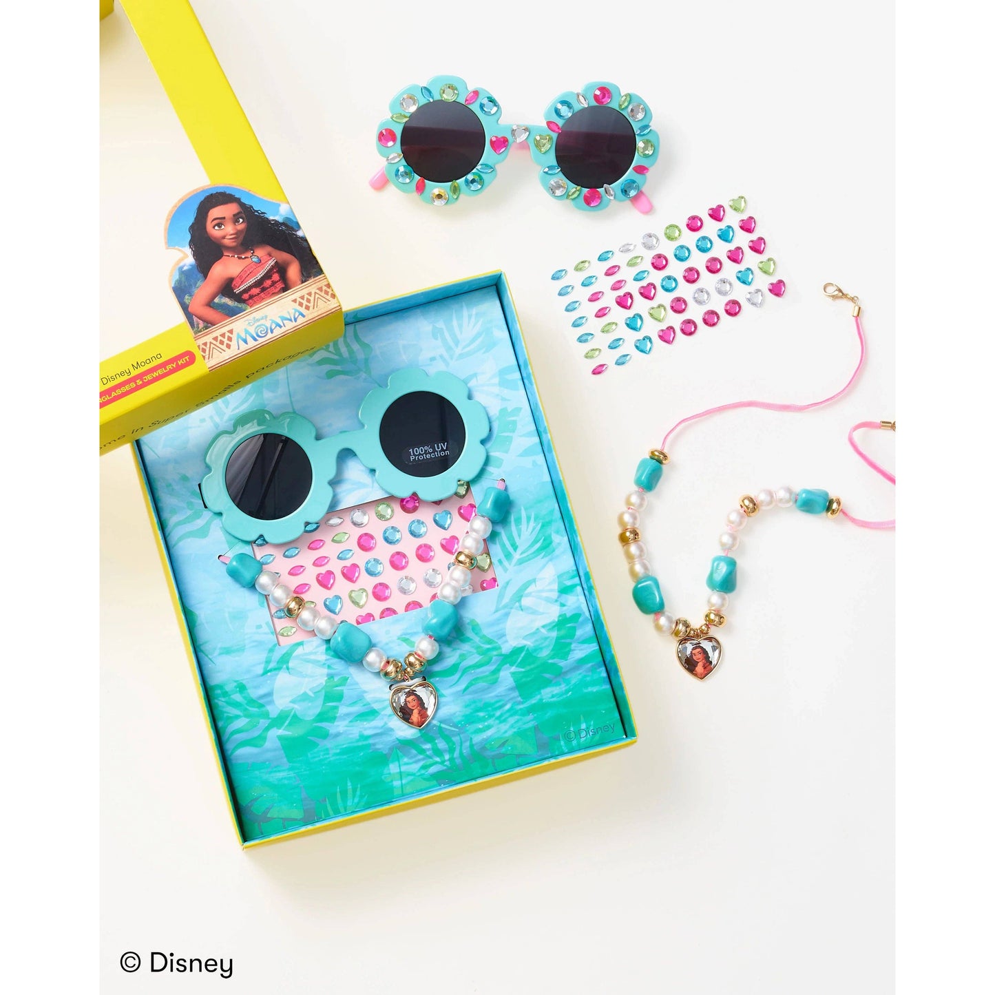 Disney Moana Sunglasses and Jewelry Kit