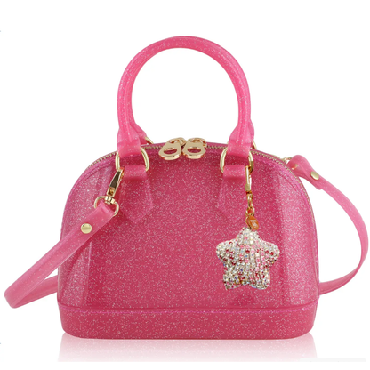 Cate in Hot Pink Sparkle: Charming Addition