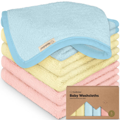 6-Pack Baby Wash Cloths