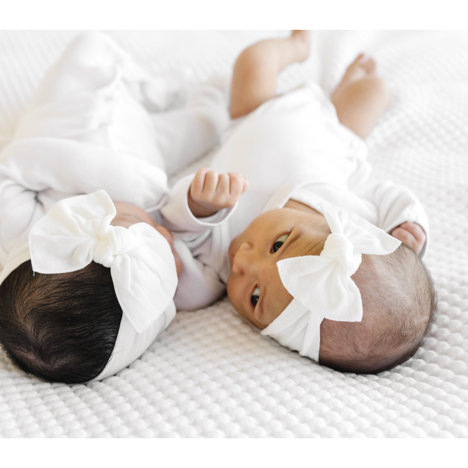 Baby Bling® Itty Bitty Knot small soft nylon bow headband
