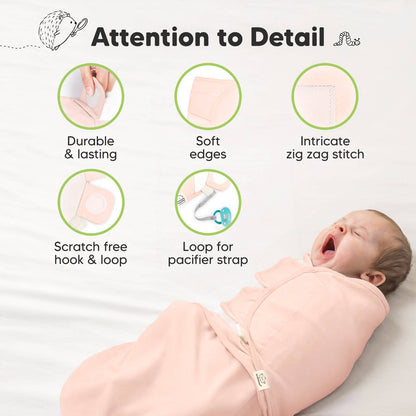 3pk Soothe Baby Swaddles 0-3 Months, Sleep Sack for Newborns