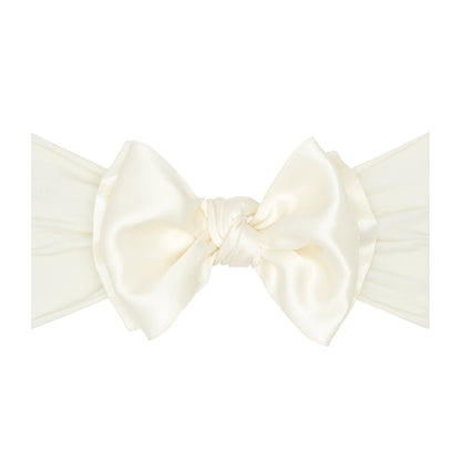 Baby Bling® Satin FAB® soft nylon headband with satin bow