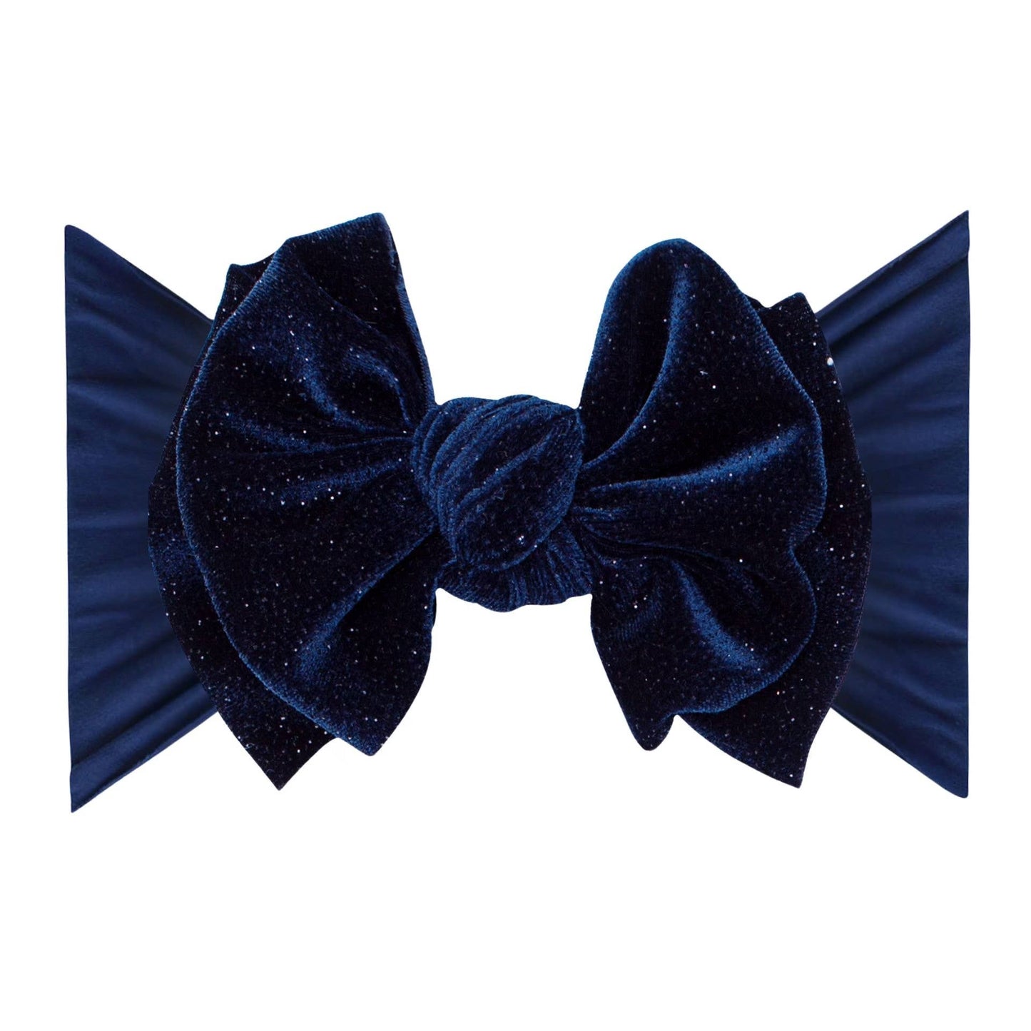 Baby Bling® Velvet FAB® soft nylon headband with velvet bow