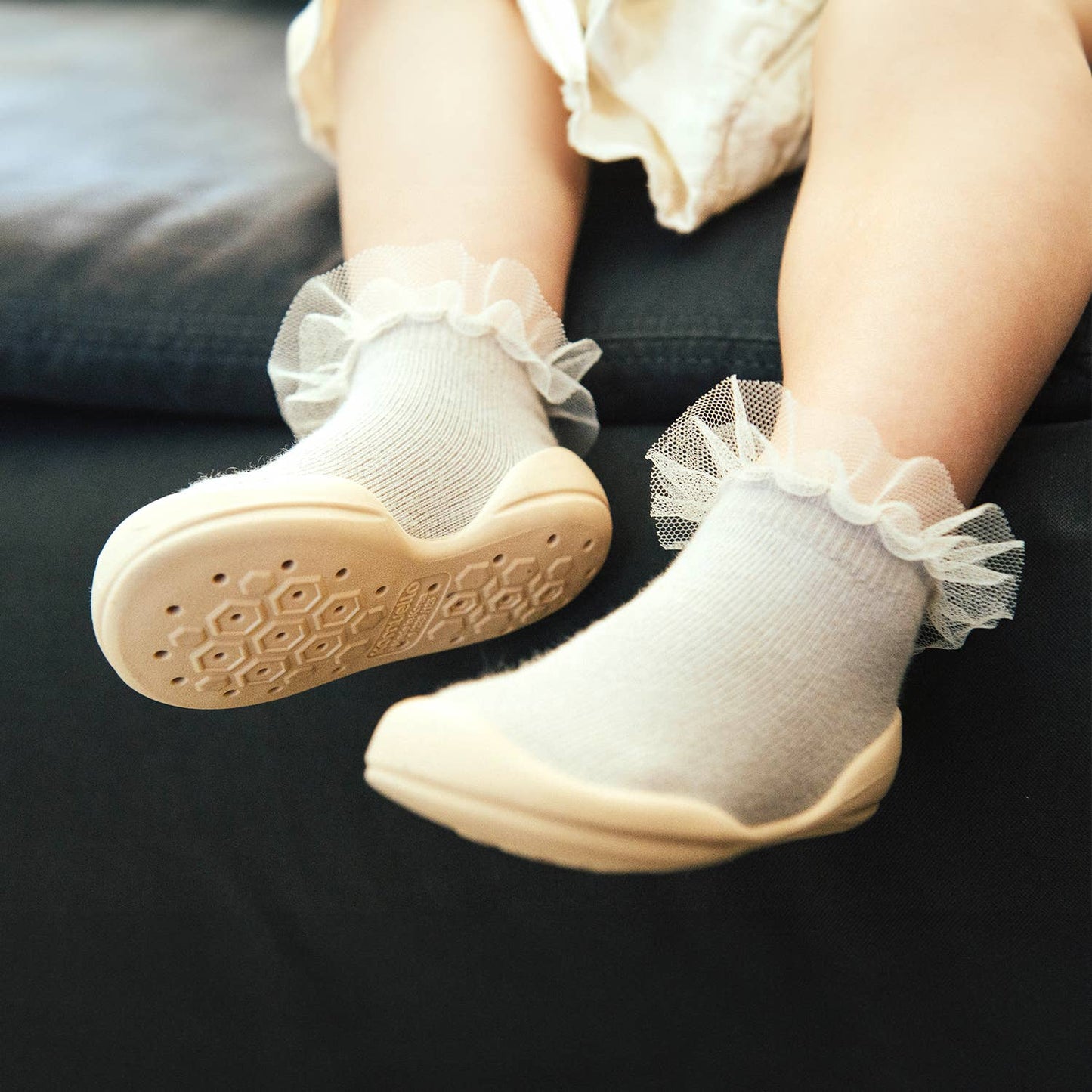 Komuello toddler shoes - Tulle Trim