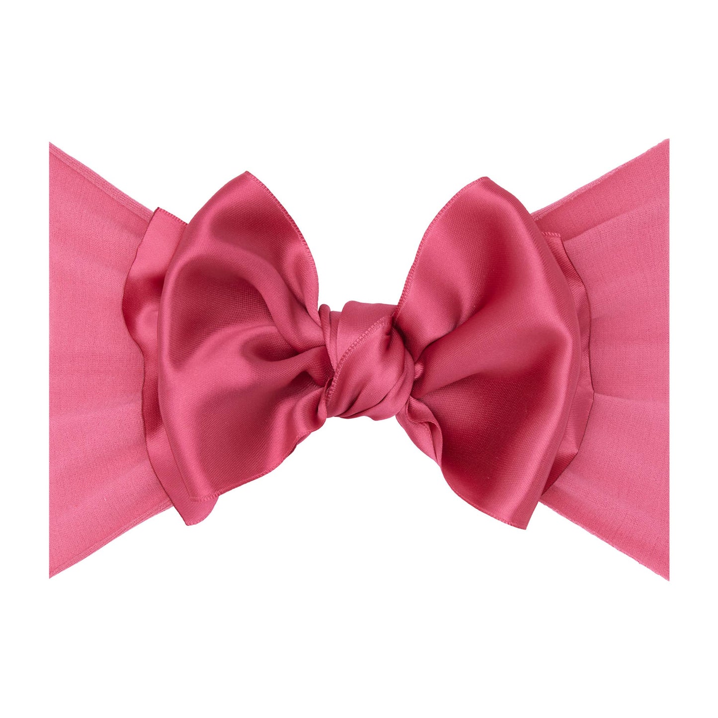 Baby Bling® Satin FAB® soft nylon headband with satin bow