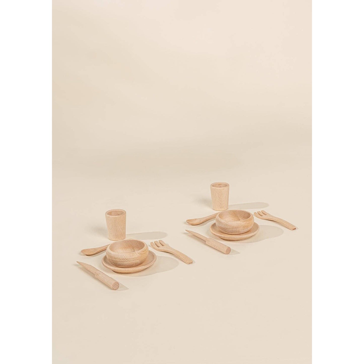 Wooden Dinnerware Playset (12 Pcs)