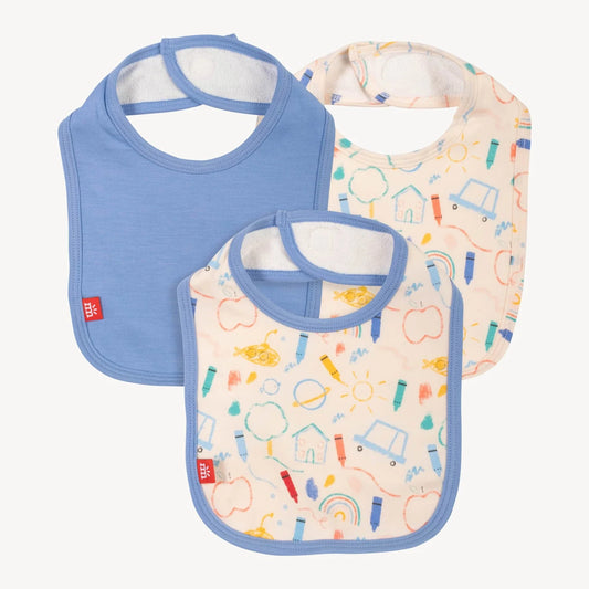 Doodle Pop Infant Bib 3-Pack