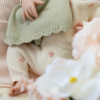 Baby daisy lovey (blush)