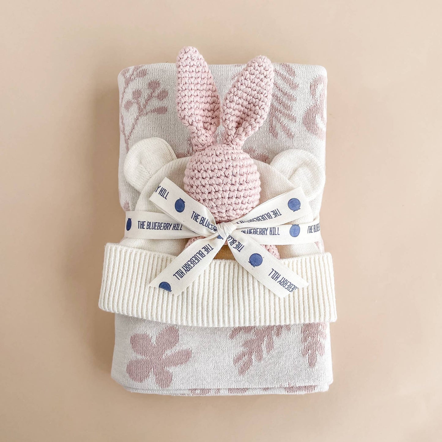 Floral Blanket Organic Cotton Baby Decor Gift Spring Summer