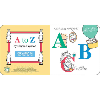 A to Z by Sandra Boynton