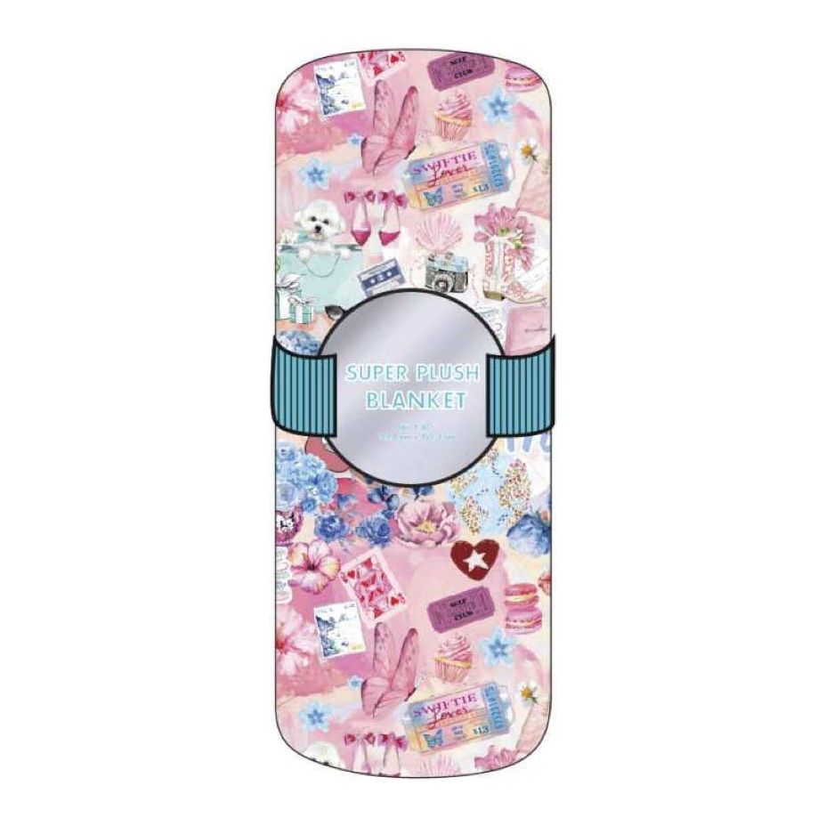 Girls Plush Blanket - Pop Princess