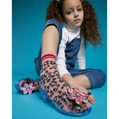 Pink Flower Gem Play Shoes