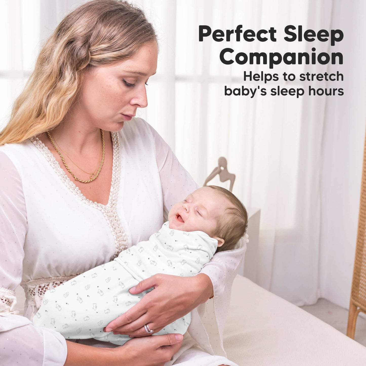 3pk Soothe Zippy Baby Swaddles 0-6 Months,Newborn Sleep Sack