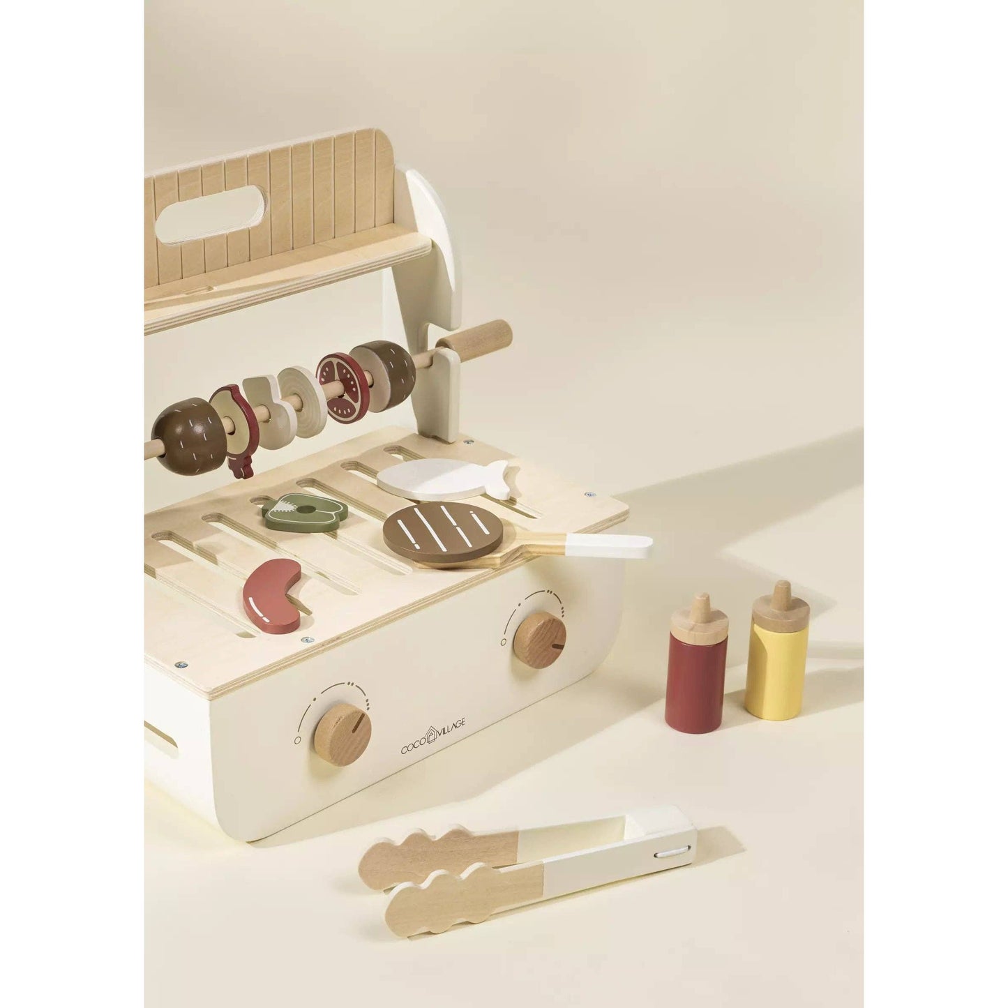 Wooden Barbecue Playset and Accessories