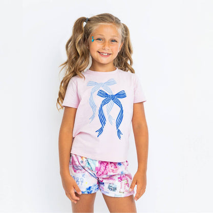 Girls Plush Lounge Shorts - Pop Princess