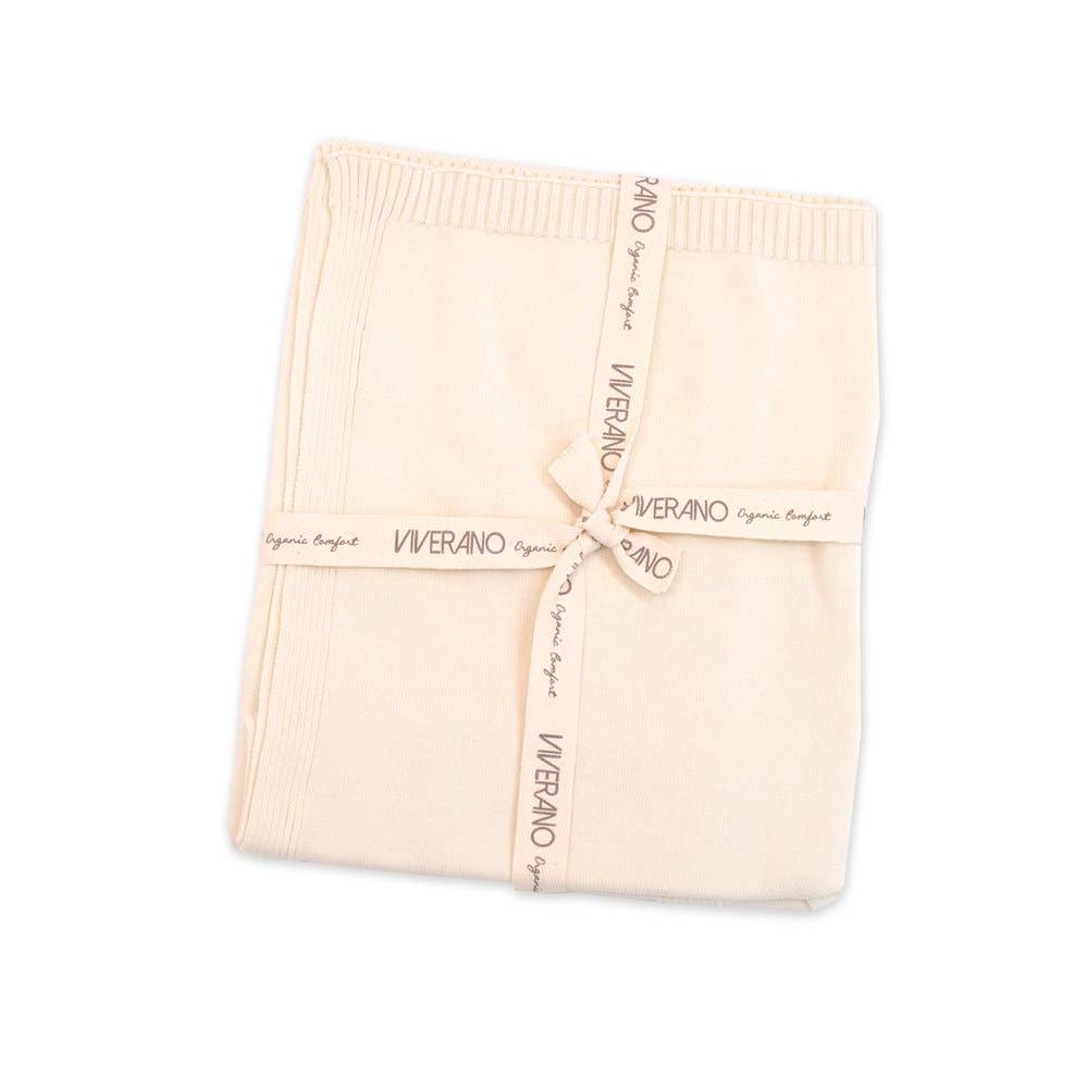 Milan Knit Classic Baby Blanket (Organic Cotton)