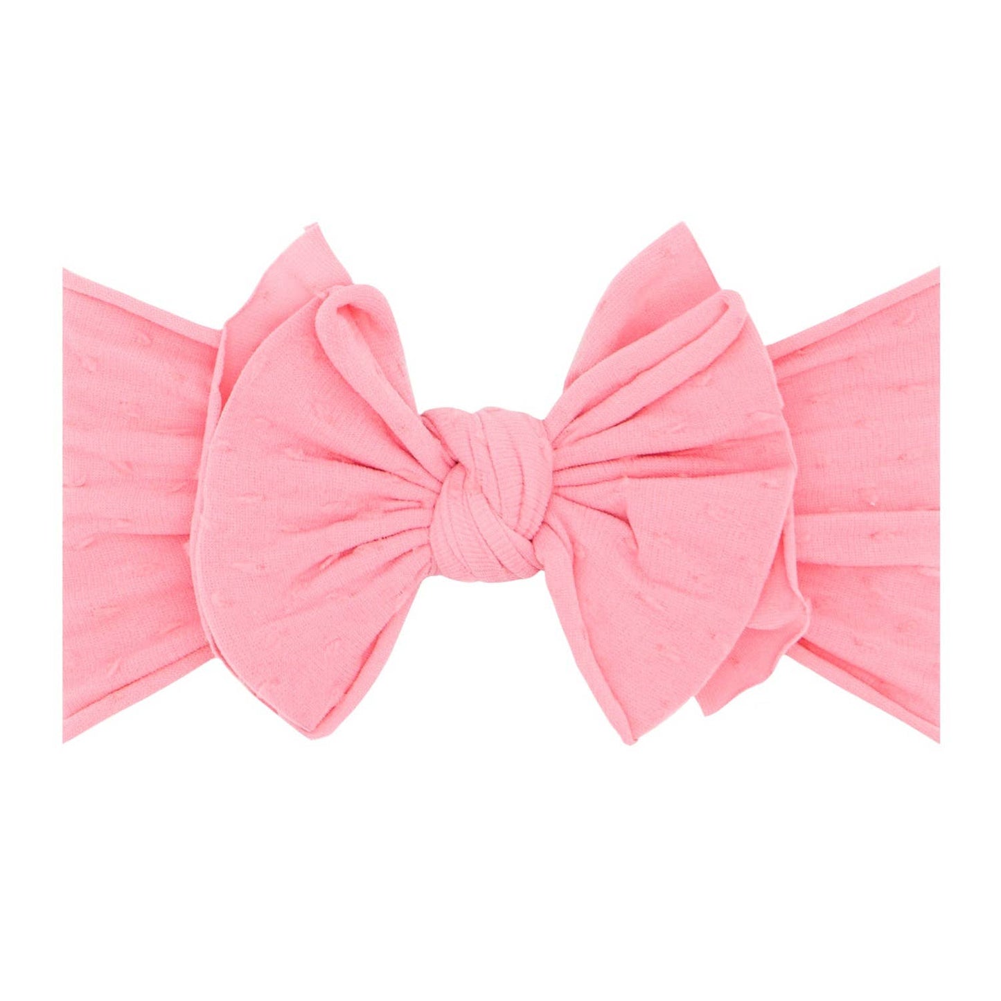 Baby Bling® Shabby Dot FAB-BOW-LOUS® soft nylon bow headband