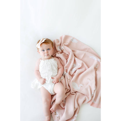 Blanket, Swan | Organic Cotton Kids & Baby Decor