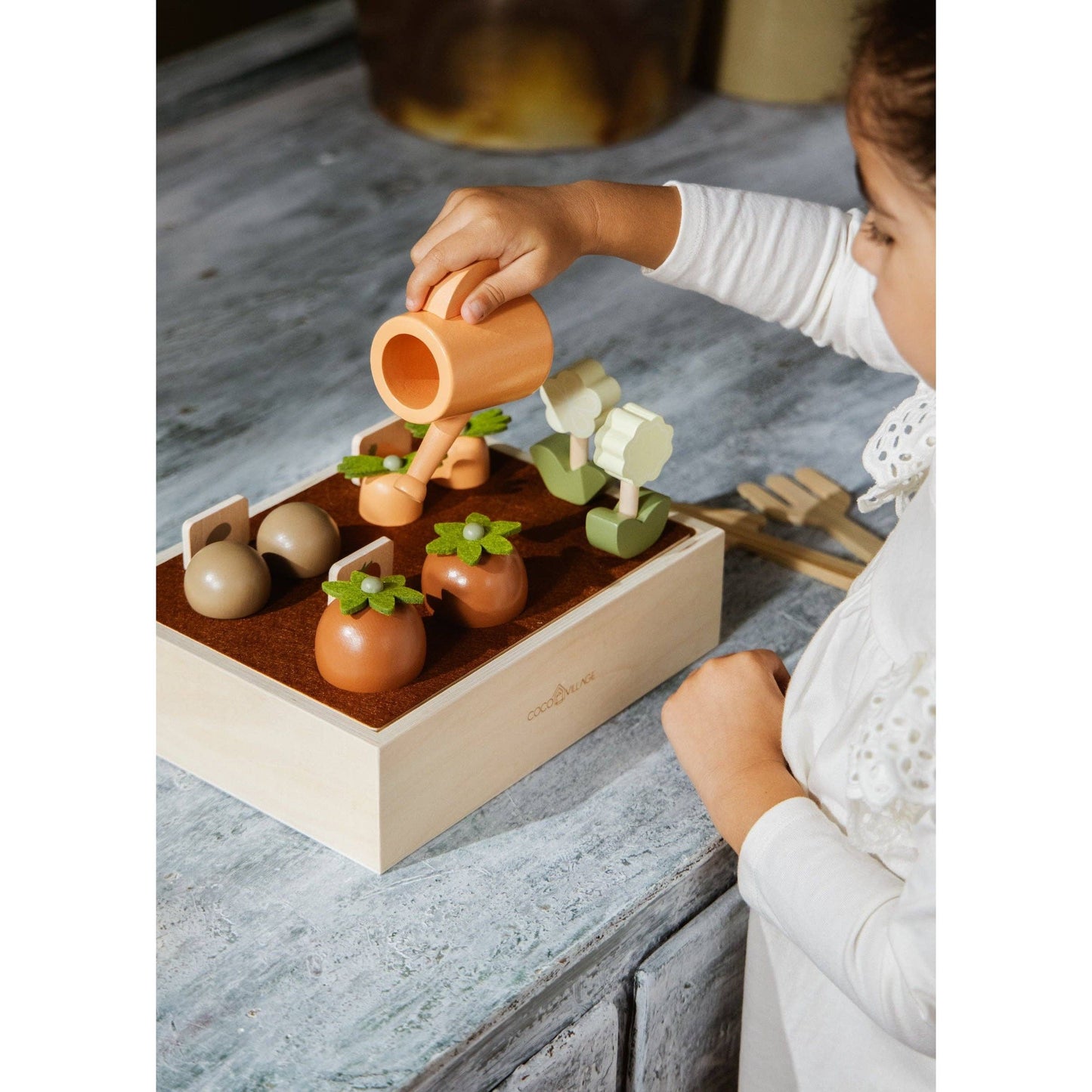 Wooden Gardening Playset and Accessories