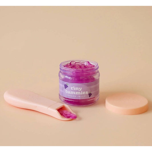 Tiny Tummies - Grape jelly food - Jar and spoon - Tiny Harlo