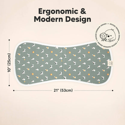 KeaBabies 5-Pack Urban Burp Cloths