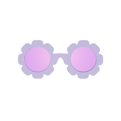 Iris Polarized Flower Sunglasses with Mirrored Lens