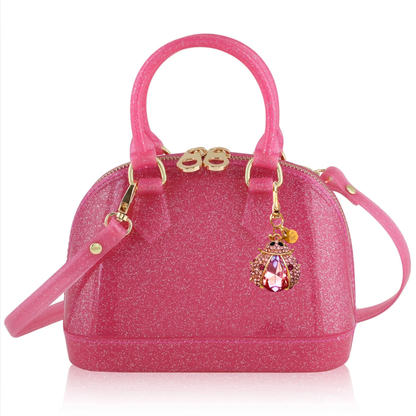 Cate in Hot Pink Sparkle: Charming Addition