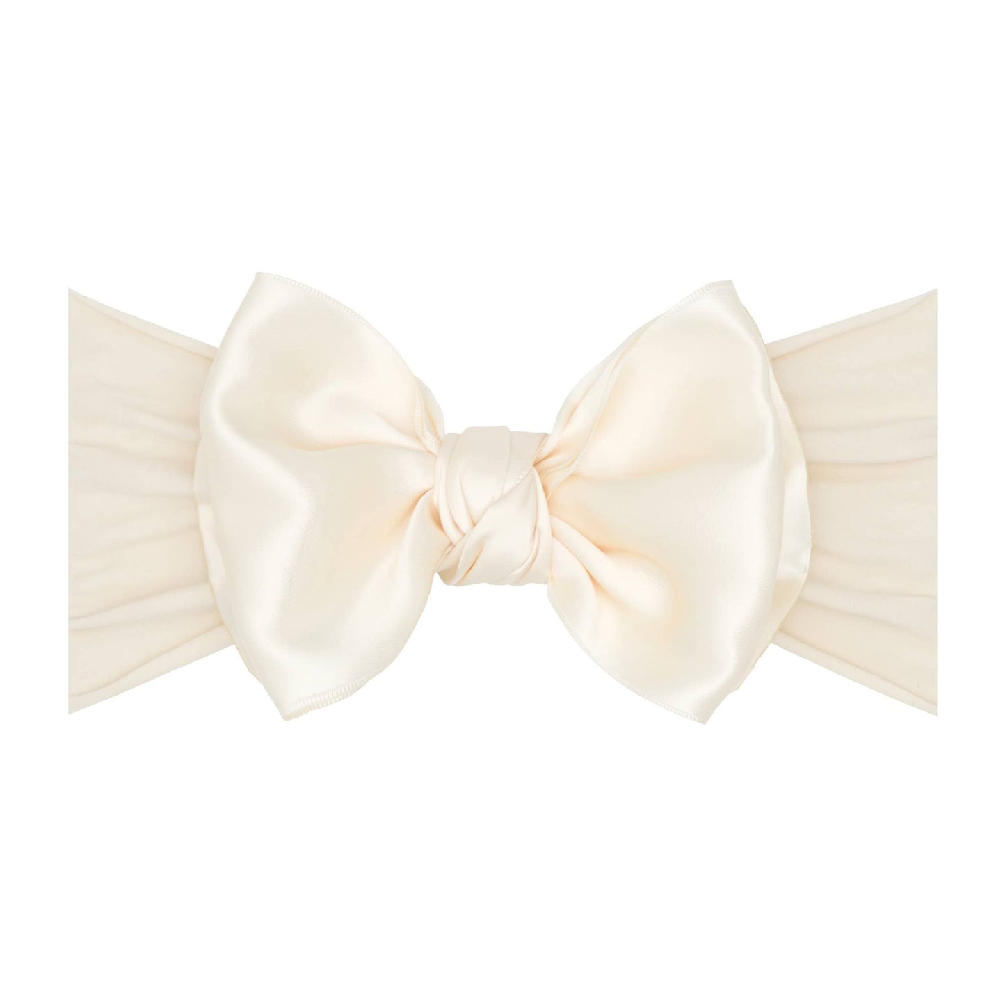 Baby Bling® Satin FAB® soft nylon headband with satin bow