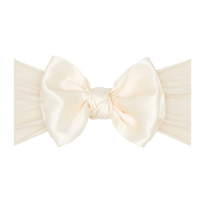 Baby Bling® Satin FAB® soft nylon headband with satin bow