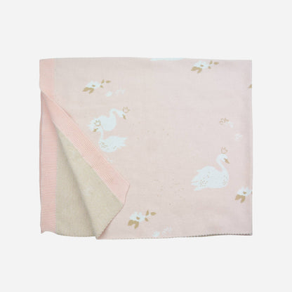 Blanket, Swan | Organic Cotton Kids & Baby Decor